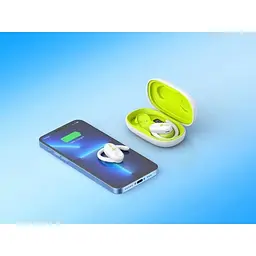 Навушники Celebrat W50 TWS Earphones White - мініатюра 4