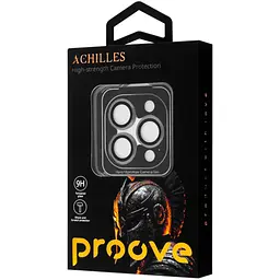 Захисне скло на камеру Proove Achilles для Apple iPhone 16 Pro/16 Pro Max Black (CPPAIP16PM01) [116020] - мініатюра 2