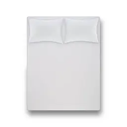 Простирадло на резинці з наволочками Penelope - Laura white білий 160x200 + 50x70 (2)
