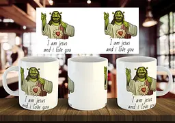 Чашка "Шрек I`m Jesus" 330 мл