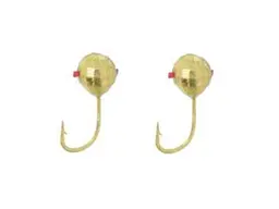 Мормишка FISHING ROI вольфрам Диско-шар з отвором 3мм 0,22г gold (2шт/уп)