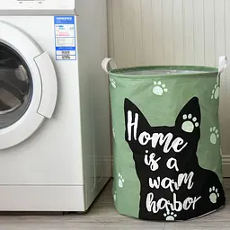 Кошик для іграшок 40х50 см Котик Зелений