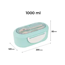 Ланч-бокс Kite з розділювачем 1000 мл м'ятний (K26-185-2) - мініатюра 7
