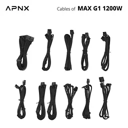 Блок живлення APNX MAX G1 1200 (APPG-MXK2FEC.X1) 1200W - мініатюра 8