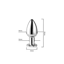 Світлова сталева анальна пробка Magic Motion Equinox USB з Д/К 8,2 см Металік K000843 - мініатюра 2