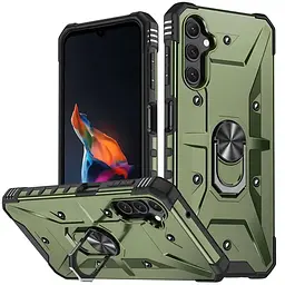 Ударостійкий чохол Pathfinder Ring для Samsung Galaxy A54 5G Зелений / Army Green