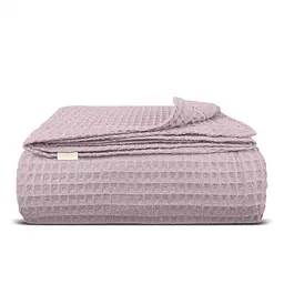 Плед-покривало Cosas Laurel Greek Waffle вафельний 160х230 см ліловий (Blanket_24Laurel_GreekWaffle_160x230)