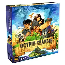 Настільна гра WoodCat Острів Скарбів (Treasure Island) (укр.) (ВР_ОС)