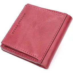 Шкіряний жіночий гаманець GRANDE PELLE 9,7х10,2х1 см acs0027013 - мініатюра 2
