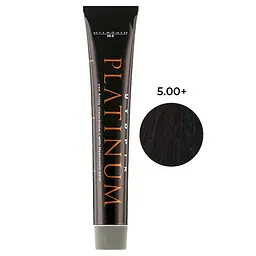 Професійна стійка крем-фарба для волосся Hipertin Platinum 5.00+ світло-каштановий інтенсивний 60 мл