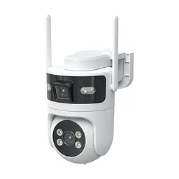 IP PTZ-відеокамера з WiFi 4Mp+4Mp Light Vision VLC-9304WI/2C (Tuya) f=4mm, ІЧ+LED-підсвічування, з мікрофоном (75-00337)