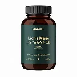 Гриб левова грива Mind Shi Lion's Mane Mushroom 1000 mg, 60 вегакапсул