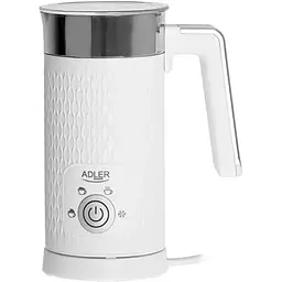 Спінювач молока Adler AD 4494 white - спінювання та підігрів (латте та капучино)