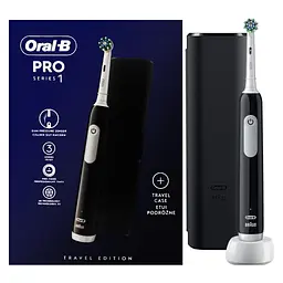 Електрична зубна щітка Oral-B D305.513.3X, чорна - мініатюра 2