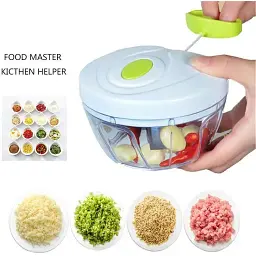 Подрібнювач механічний Easy Spin Cutter блендер Green (do026) - мініатюра 4