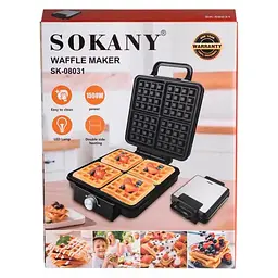 Вафельница Sokany SK-08031 - мініатюра 8
