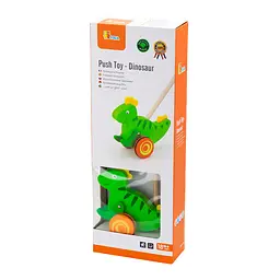 Дерев'яна каталка Viga Toys Динозаврик (50963) - мініатюра 2