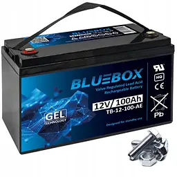 Акумулятор гелевий Bluebox GEL 12V 100 Ah VRLA - мініатюра 2