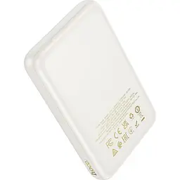 Зовнішній акумулятор Hoco J141 Grace MagSafe 10000mAh 20W (J141) Milky White (639194) [161341] - мініатюра 4