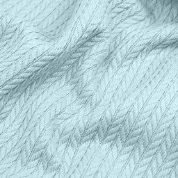Плед-покривало Cosas Knitted Braid Mint косичка 75х95 см (Blanket_04Mint_KnittedBraid_75x95) - мініатюра 4