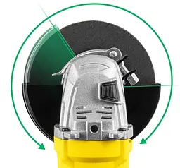 Кутова шліфмашина Trotec PAGS 11-125 + кейс (4440000006) - мініатюра 7