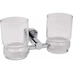 Склянка подвійна Qtap Liberty CRM 1155 хром
