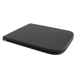 Сидіння для унітазу Mixxus Premium Seat Cover Quadro-2001 Black з мікроліфтом 427х344х39 мм MP6616, Чорний матовий