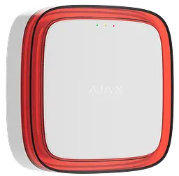 Бездротовий світловий адресний пожежний сповіщувач Ajax EN54 FireProtect (VAD) Jeweller White