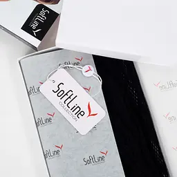 Бодістокінг SoftLine, сітчастий з візерунком, чорний SoftLine 89-203710 103543 - мініатюра 2