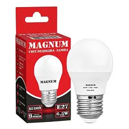 Лампочка Magnum BL50P 6,5Вт 4100K 220В E27 (90020572) - мініатюра 2