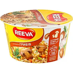 Локшина швидкого приготування Reeva зі смаком грибів 75 г (923828) - мініатюра 2