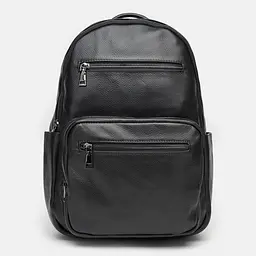 Шкіряний чоловічий рюкзак Borsa Leather K12626-black - мініатюра 2