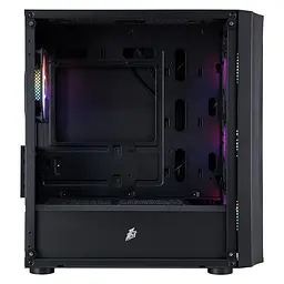 Корпус 1stPlayer X3-M-BK-4F1 Black без БЖ (X3-M-BK-4F1) - мініатюра 6