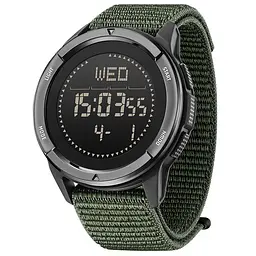 Наручний годинник чоловічий з компасом North Edge Alps Чорний (3040)