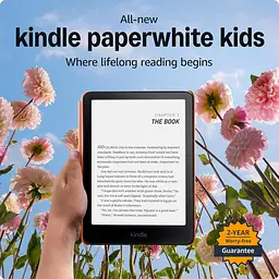 Електронна книга Amazon Kindle Paperwhite Kids 12th Gen 2024 Starfish, 16 ГБ, дисплей 7 E Ink Carta, HD-екран, антиблікове покриття, підсвічування, сенсорний екран, захист від вологи, Bluetooth/Wi-Fi, USB-C - мініатюра 2