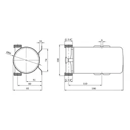 Насос для підвищення тиску Forwater W15G-15 CV021651 - мініатюра 2
