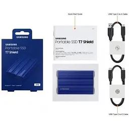 SSD накопичувач Samsung T7 Shield 2TB Blue (MU-PE2T0R) - мініатюра 4