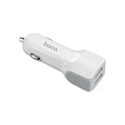 Автомобільний зарядний пристрій Hoco Z23 grand style dual-port car charger 2USB 2.4A Білий