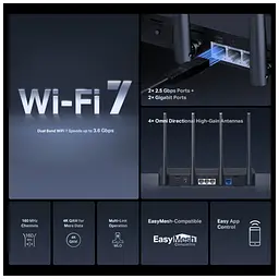 Маршрутизатор Mercusys MR27BE - мініатюра 5