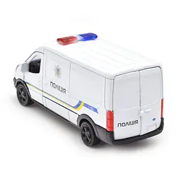 Автомодель TechnoDrive Ford Transit Van 2018 Поліція, 1:32, біла (250343U) - мініатюра 7