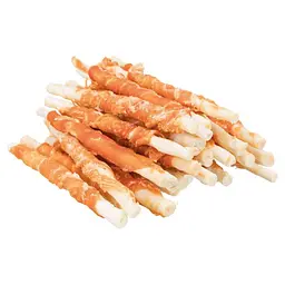 Ласощі Trixie Denta Fun Chewing Rolls для собак Паличка для чищення зубів з куркою 12 см 240 г 30 шт (арт.31378)