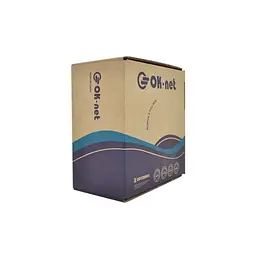 Кабель мережевий OK-Net FTP cat.5e (F/UTP-cat.5E-SL) 100 м (КПВЕ-ВП (100) 4*2*0.48 / 100) - мініатюра 2