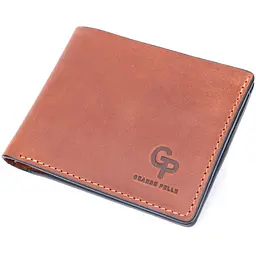 Шкіряний чоловічий гаманець GRANDE PELLE 11,8х9х1 см acs0026948