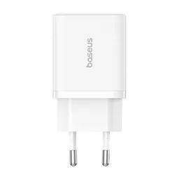 Мережевий зарядний пристрій Baseus Cube Fast Charger C+U 30W EU Moon білий