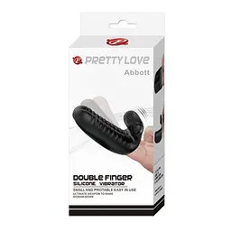 Вібронасадка на палець Pretty Love Abbott Finger 9.4 см чорний - мініатюра 7