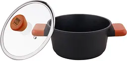 Каструля Ringel IQ Be Natural, з кришкою та дерев'яними ручками, 20 см, 2,5 л (IQ-2042-20) - мініатюра 2