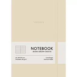 Блокнот "Notebook" у лінію (капучино)