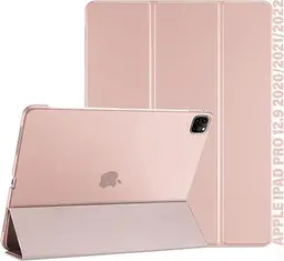 Чохол до планшета BeCover Tri Fold Hard Apple iPad Pro 12.9 2020/2021/2022 Pink (711721)