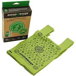 Біорозкладні пакети для собак The Original Poop Bags з ручками 18 х 30 см