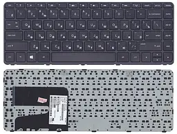 Клавіатура для ноутбука HP Pavilion (14-E) Black, (Black Frame) - мініатюра 3